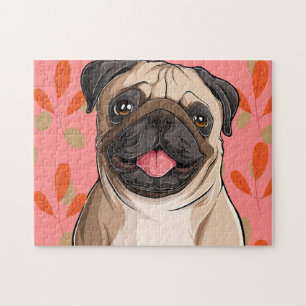 Mops Pink Puzzle