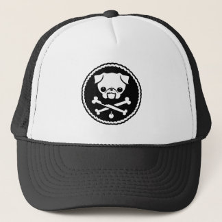 Mops-Pirat Truckerkappe