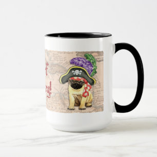 Mops Pirate Tasse