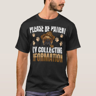 Mops-Polizei-Ermittler True-Crime-Detektiv T-Shirt