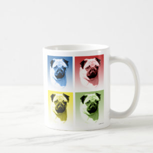 Mops Pop Art Tasse