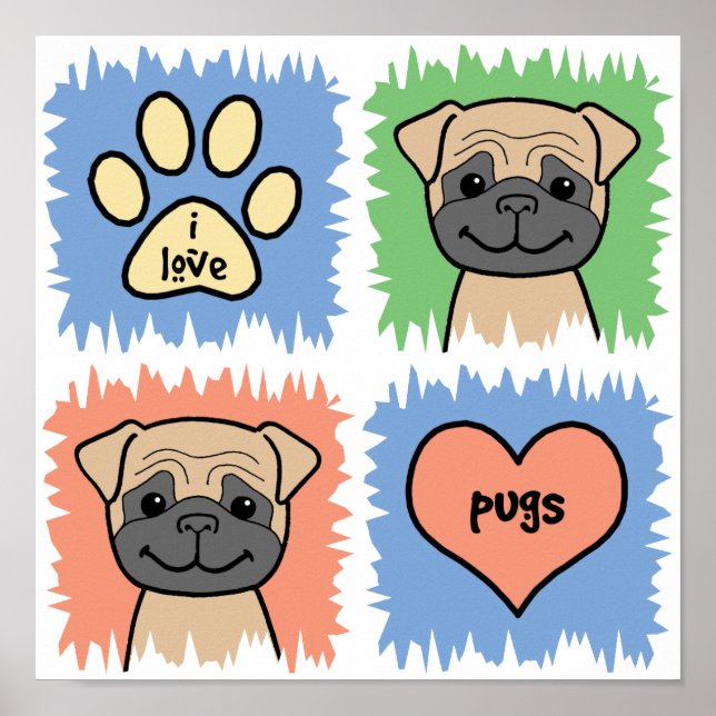 Mops Poster (Vorne)