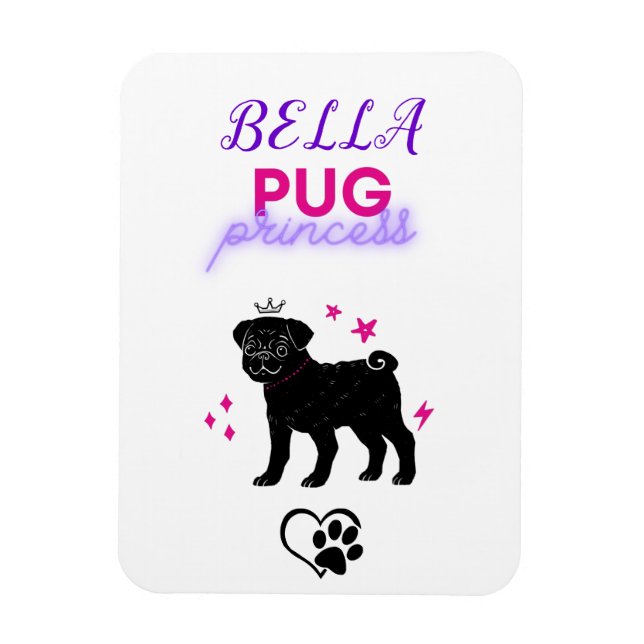 "MOPS PRINCESS" MAGNET (Vertikal)