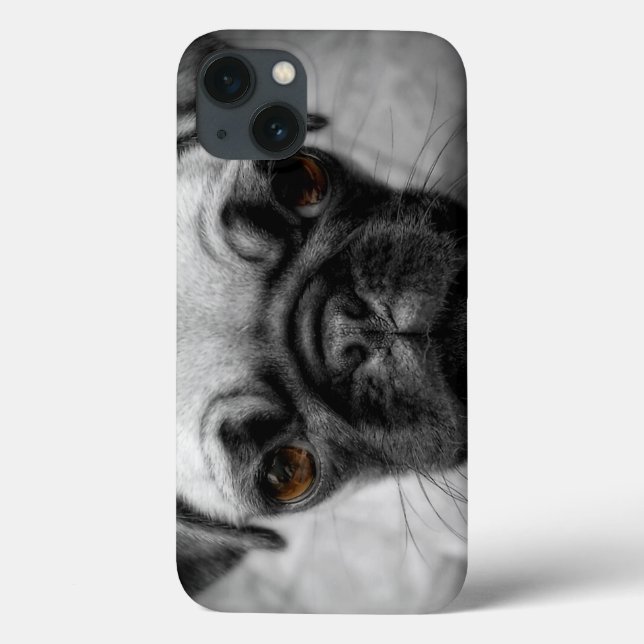 Mops Pup Case-Mate iPhone Hülle (Rückseite)