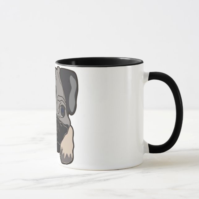 MOPS PUPPY DOG TASSE (Rechts)