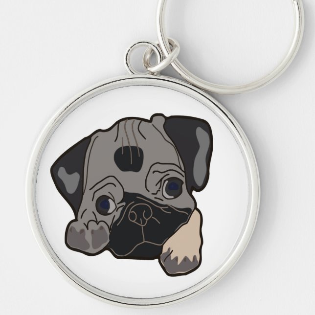 MOPS PUPPY SCHLÜSSELANHÄNGER (Vorne)