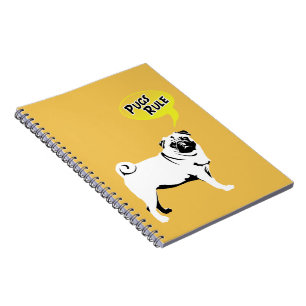 Mops-Regelbuch Notizblock