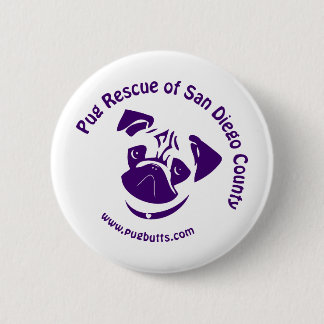 Mops-Rettungs-Logo lila Button