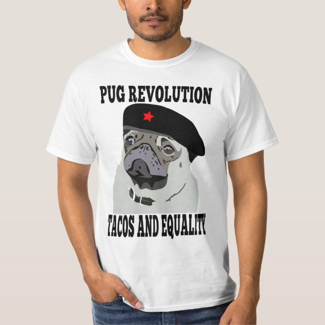 Mops-Revolution T-Shirt (Vorderseite)