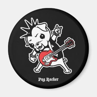 Mops Rocker Magnet