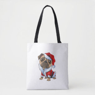 Mops Santa Costume Weihnachten Pajama Niedlicher H