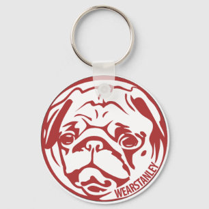 Mops Schlüsselanhänger