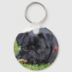 Mops Schlüsselanhänger