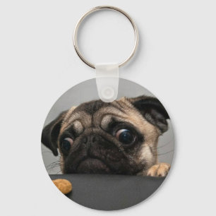 Mops Schlüsselanhänger