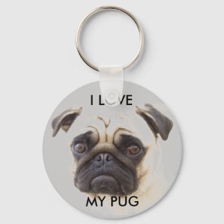 Mops Schlüsselanhänger