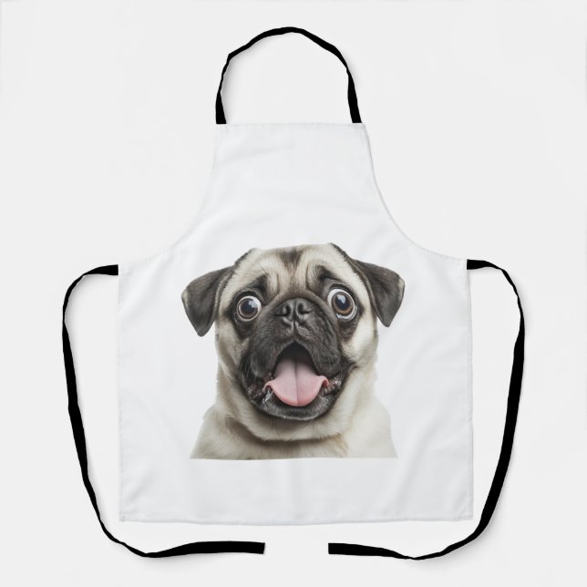 Mops Schürze (Vorderseite)