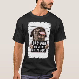 Mops-Schussbild T-Shirt
