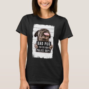 Mops-Schussbild T-Shirt