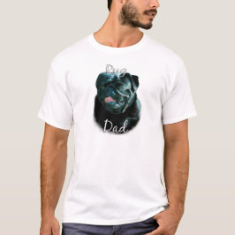 Mops (schwarz) Vater 2 T-Shirt