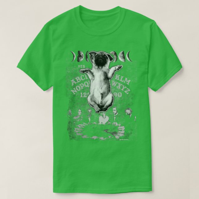Mops Seance T-Shirt (Design vorne)