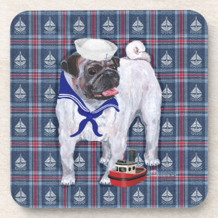 Mops Segler Untersetzer