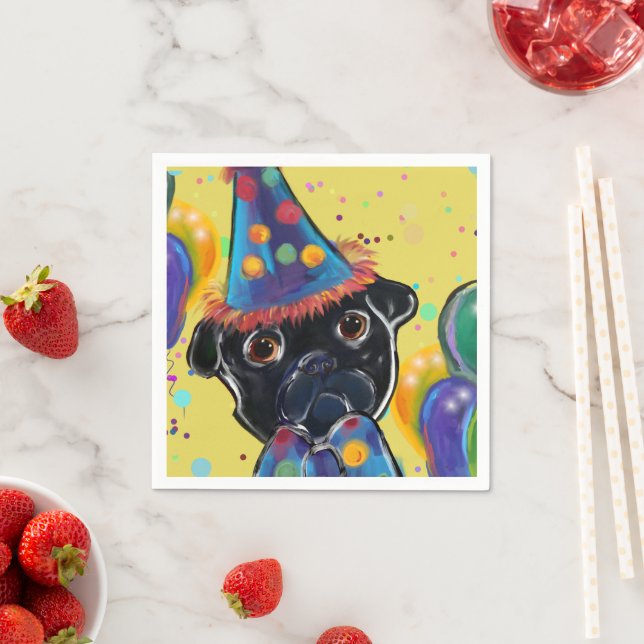 Mops Serviette (Beispiel)