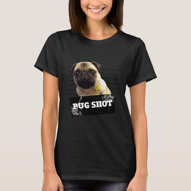 Mops Shot Essential T - Shirt 372 (Vorderseite)
