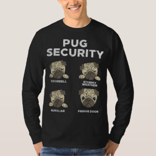 Mops Sicherheit Funny Animal Pet Hund Lover Besitz T-Shirt