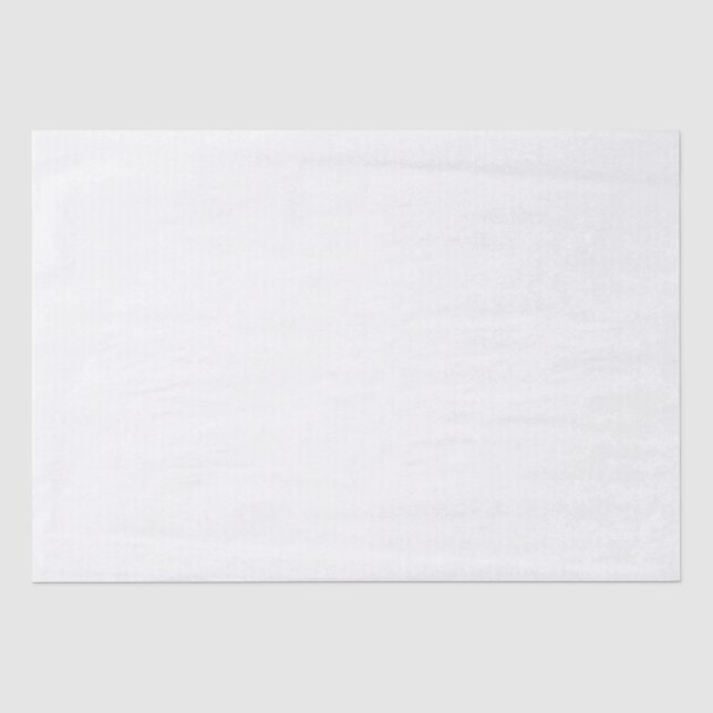 Mops Silhouette Red Christmas Dog & Bow White Seidenpapier (Vorderseite)
