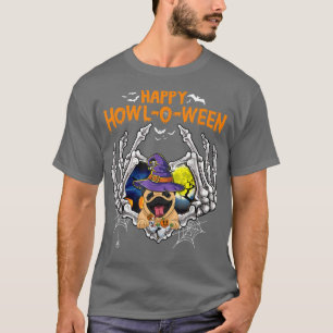 Mops Skeleton Herzenslust Howloween Kostüm 6146 T-Shirt