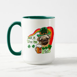 Mops St Patricks Tasse