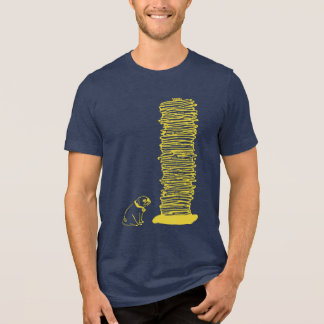 Mops-Stapel Tri-Blend Shirt