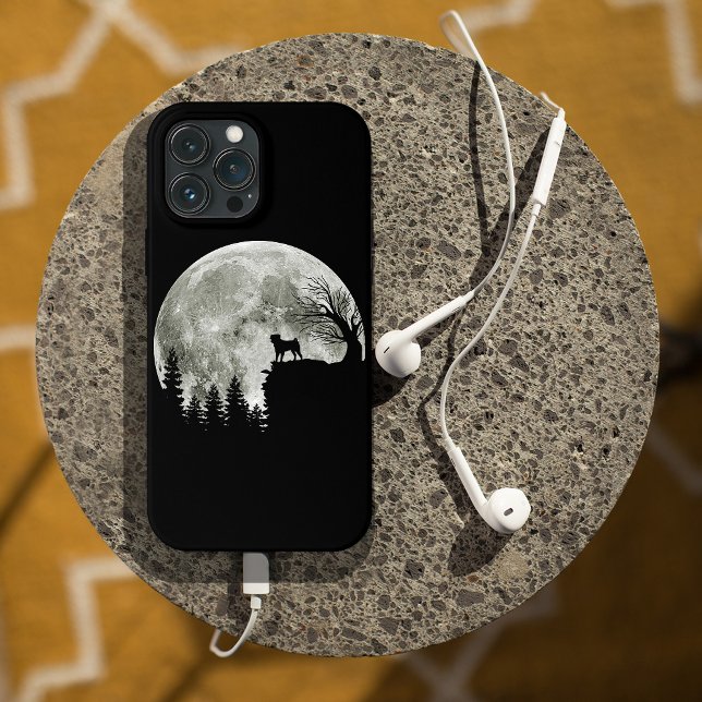 Mops steht auf dem Mond, ein heißer Halloween Case-Mate iPhone Hülle (Von Creator hochgeladen)