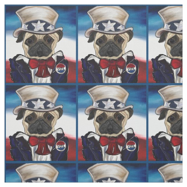 Mops Stoff (Muster)