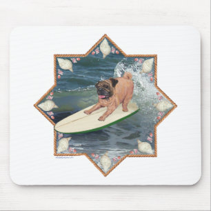 Mops-Surfer-Typ Mousepad
