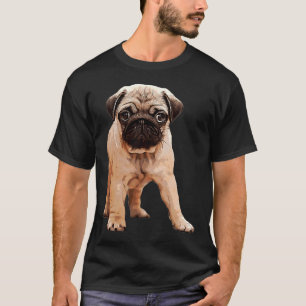 Mops süßer Welpe Hund Klassiker 478 T-Shirt