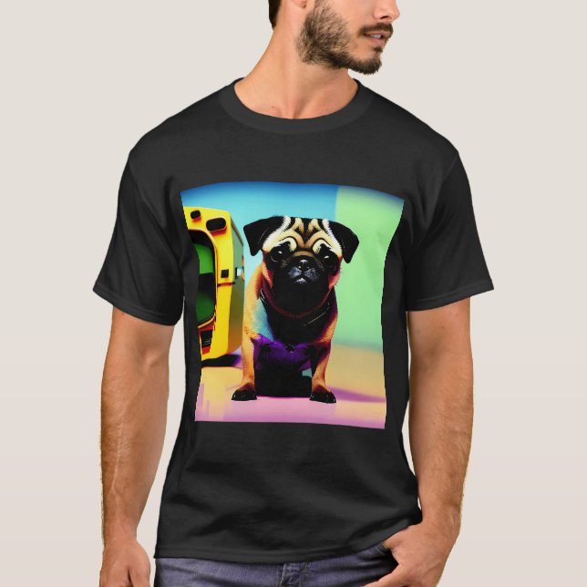 Mops T-Shirt (Vorderseite)