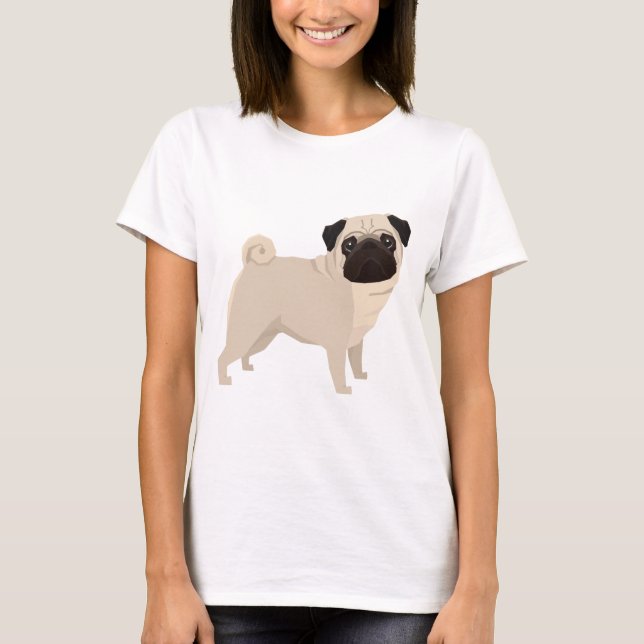 Mops T-Shirt (Vorderseite)