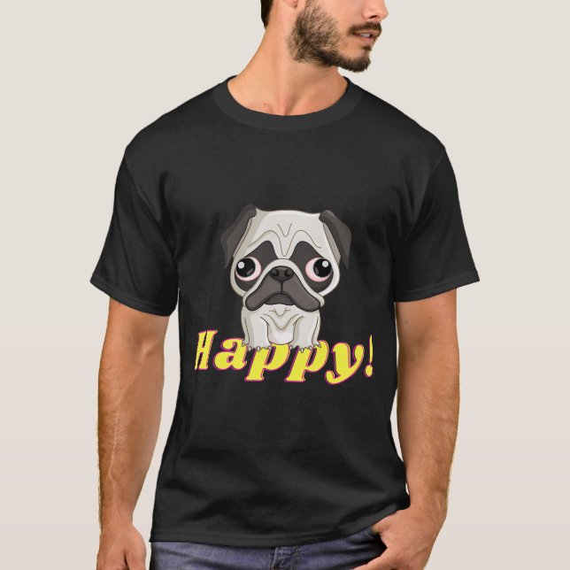 Mops T-Shirt (Vorderseite)