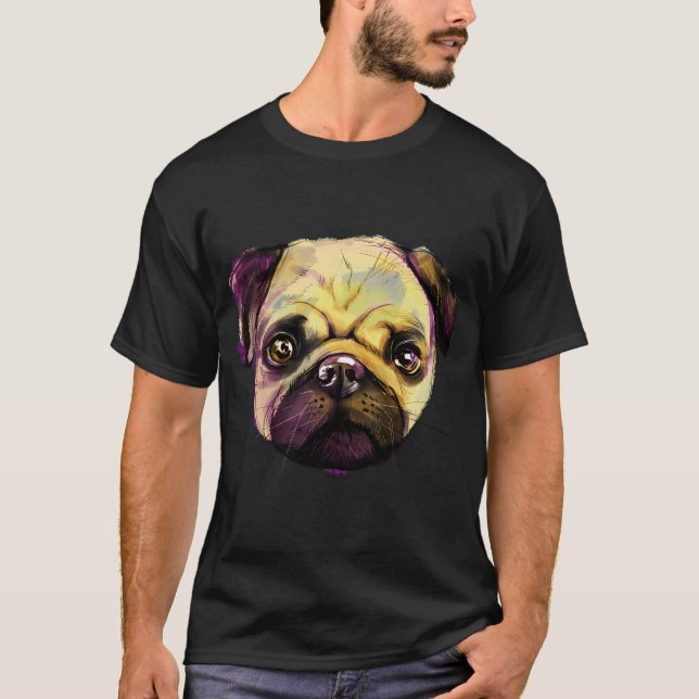 Mops T-Shirt (Vorderseite)