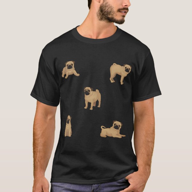Mops T-Shirt (Vorderseite)