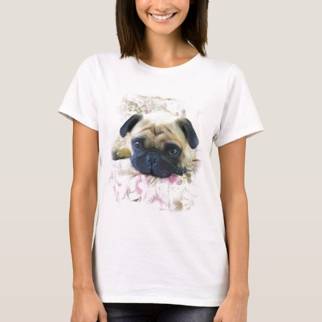 Mops T-Shirt (Vorderseite)
