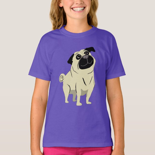 Mops T-Shirt (Vorderseite)