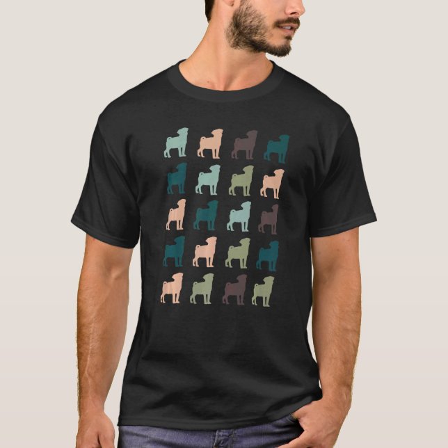Mops T-Shirt (Vorderseite)