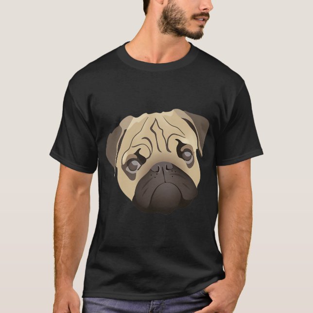 Mops T-Shirt (Vorderseite)