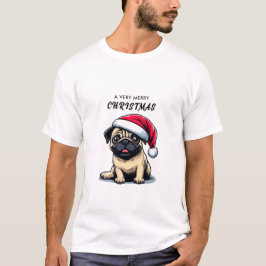 MOPS T - SHIRT FÜR CHRISTMAS