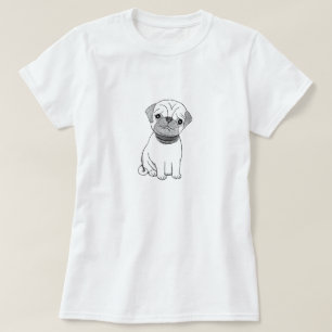 Mops-T - Shirt-niedliches T-Shirt