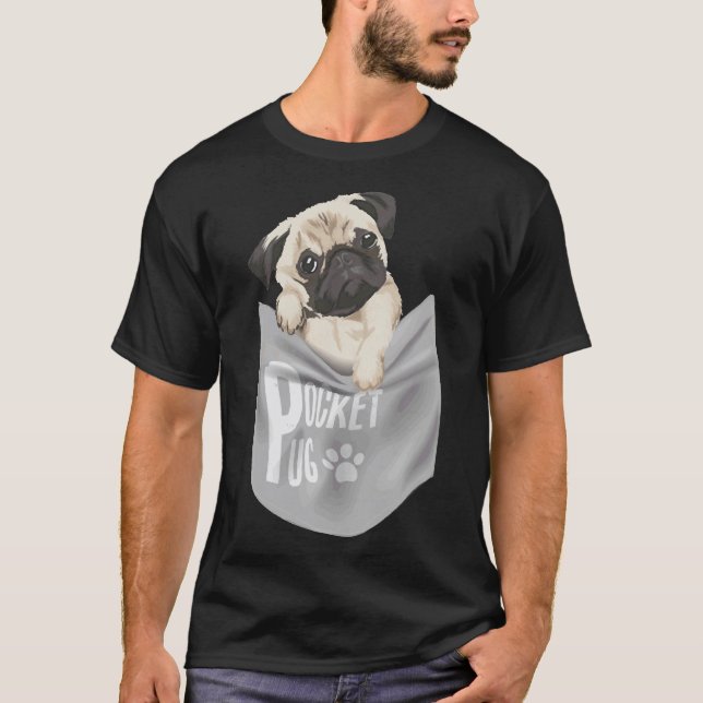Mops-Tasche Süßer Mops 458 T-Shirt (Vorderseite)