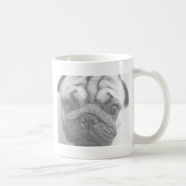 Mops Tasse (Rechts)