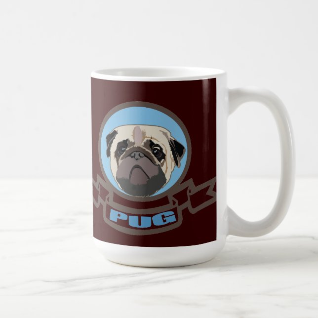 Mops Tasse (Rechts)